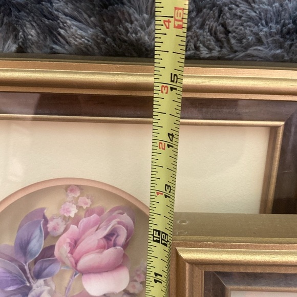 2 Vintage 3D paper tole Flower pictures - Picture 14 of 16